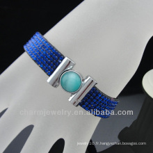 Nouveaux styles pavent le bracelet en cristal strass